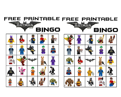 Lego Batman printable activities