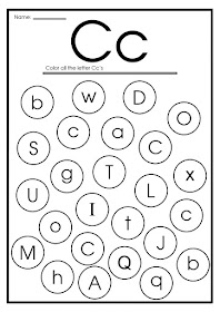Find letter c worksheet