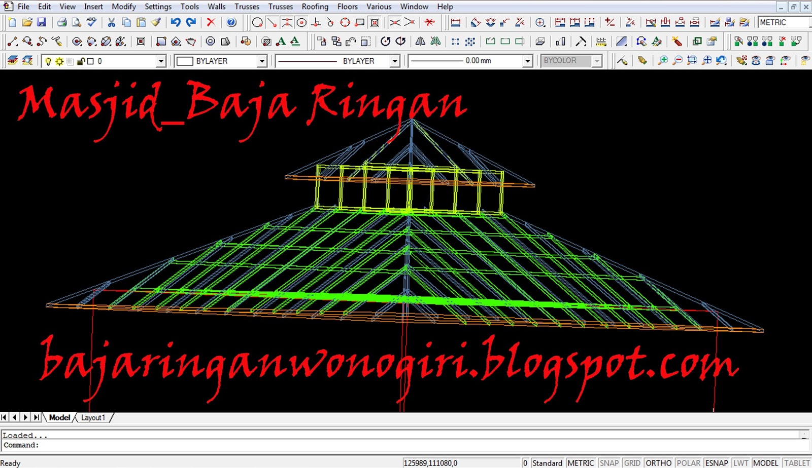  Baja  Ringan  Wonogiri Desain Atap Khas Jawa Tengah