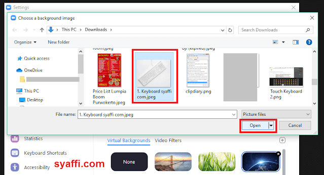 Cara Mengganti Background ZOOM di Laptop