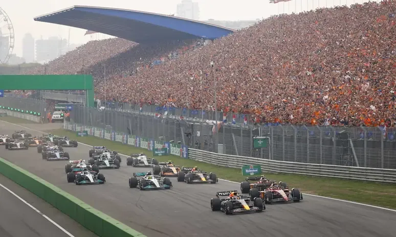 Partenza gran premio d'Olanda 2022