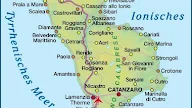 Cartina Dettagliata Calabria
