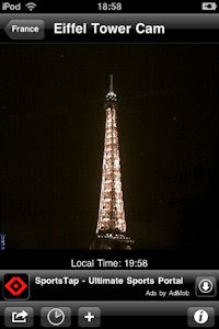 Eiffel Tower by Night Live Cams image