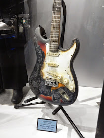 Jimi Hendrix Burnt Electric Guitar Warehouse 13 prop