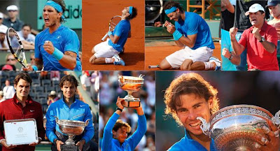 Nadal gana la final de Roland Garros 2011 ante Roger Federer