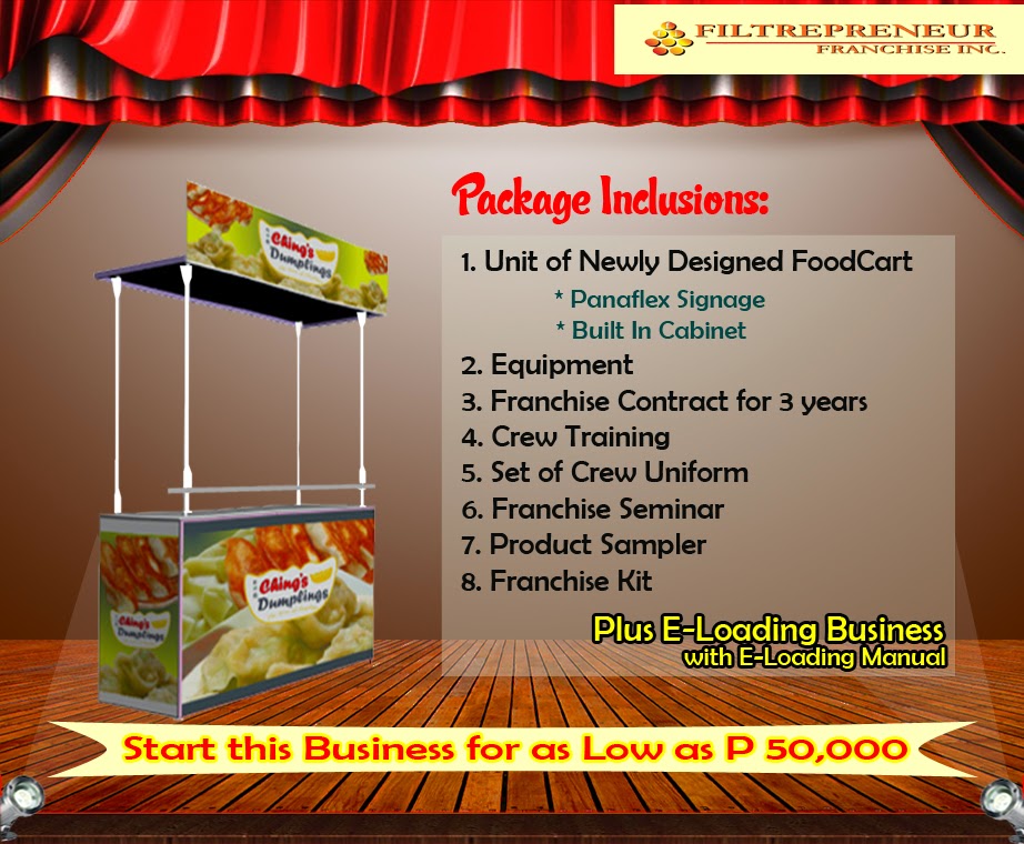 Foodcart For Franchise - A Dumplings Food Concept Offered in the Philippines.