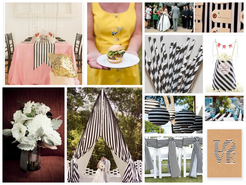  here is how stripes can translate to weddings 