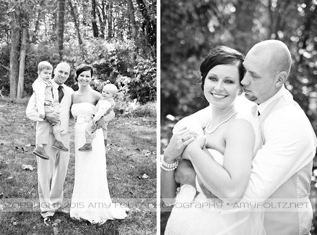 black and white photos of bride and groom