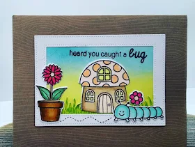 Sunny Studio Stamps: Backyard Bugs Customer Card by Christina L