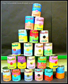 Andy Warhol pop art cans