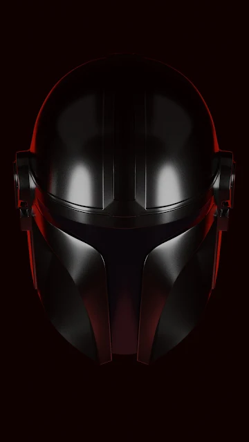 black helmet the mandalorian