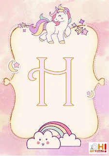 Alfabeto Unicornio My Little Pony