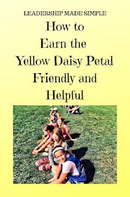 Fun Activity to Earn the Yellow Daisy Petal Friendly and Helpful