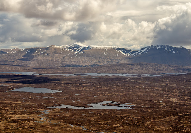 Photo of the view across Rannoch Moor from Meall Bhalach