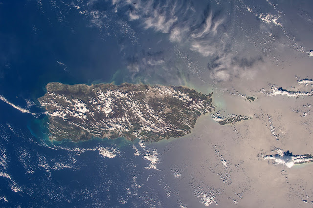 Puerto Rico seen from the International Space Station