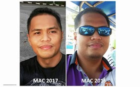 Fitness journey mula menunjukkan hasil