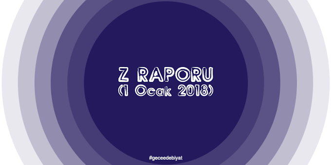 Z Raporu (1 Ocak 2018)