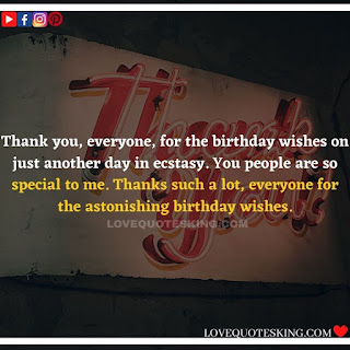 Thank you quotes for birthday wishes | Thank You Messages for Birthdays | Thank you messages for birthdays | Birthday thanks message