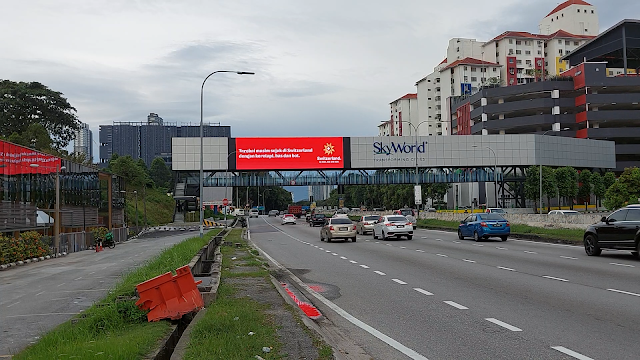 Switzerland Tourism Middle Ring Road II KL Digital Billboard Advertising MRR2 Kuala Lumpur DOOH Advertising Malaysia