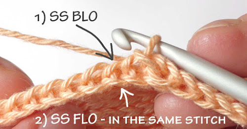 Slip Stitch BLO Increase