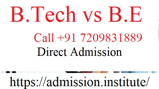 B.tech vs B.E