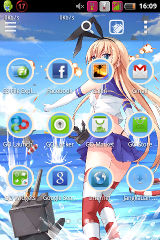 Shimakaze Kancolle Android Theme