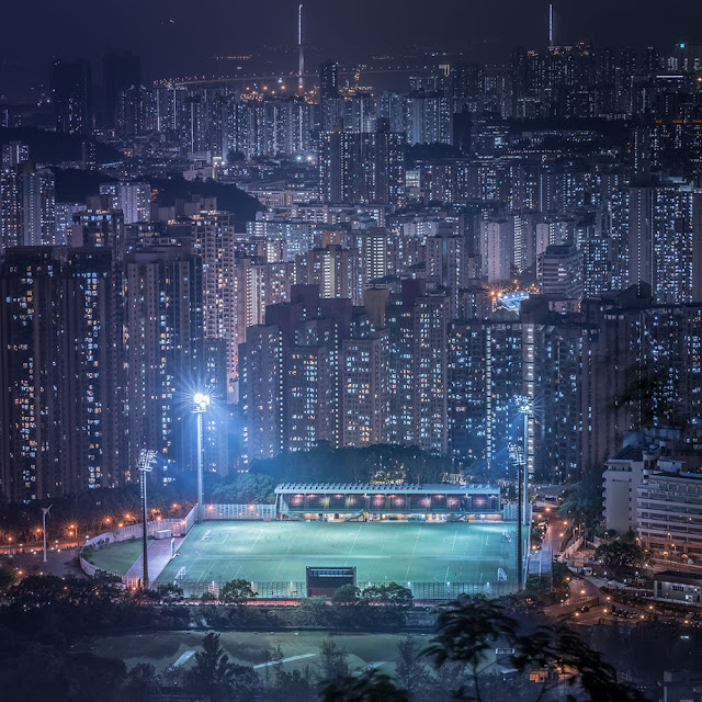 夜のアジアの街の妖艶な美しい写真5枚【a】　中国の深セン