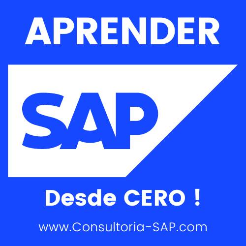 Aprender SAP desde cero - Consultoria-SAP 2023