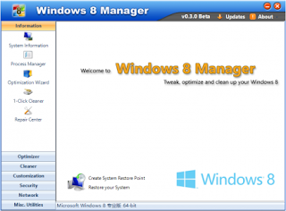 Windows 8 Manager 1.0.2 + Crack