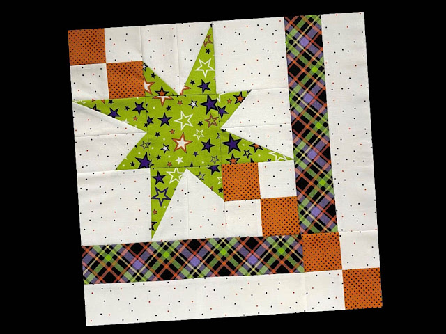 Halloween Stars Sew-Along by Thistle Thicket Studio. www.thistlethicketstudio.com