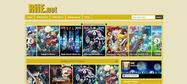 Website Nonton Anime Sub Indo Terbaik - RiiE.net