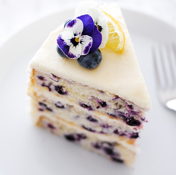 LEMON BLUEBERRY CAKE