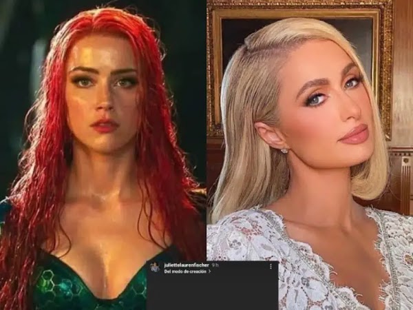 Amber Heard, despedida de Aquaman 2: ¡Paris Hilton es su sustituta!