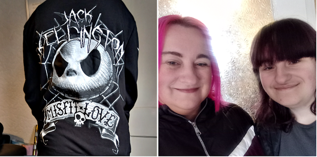 Jack Skellington hoodie and my youngest and I