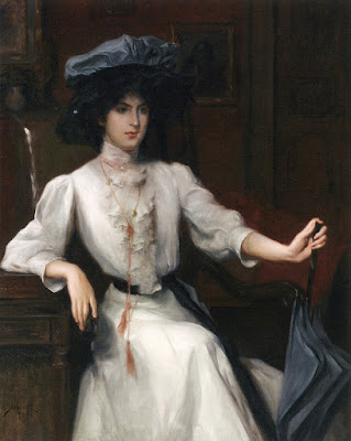 Julius LeBlanc Stewart - Portrait of a Woman