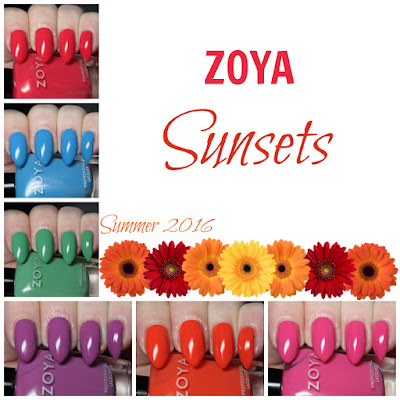 zoya sunsets swatches review