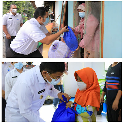 Tangerang Bersedekah, Pemkot Bagikan 6.425 Paket Sembako