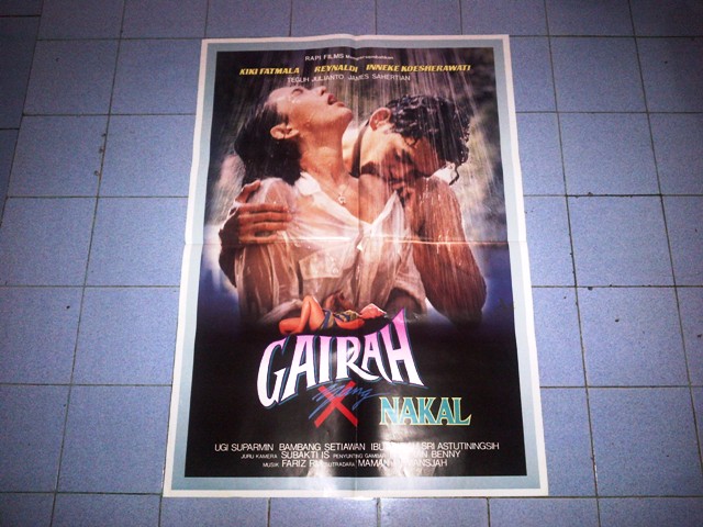 Poster Film Indonesia Jadul Gairah Yang Nakal - HOBIJADUL SHOP