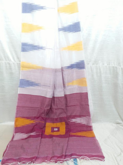 Khadi Silk Jamdani Saree