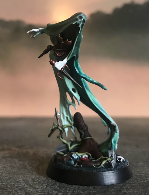 Nighthaunt Paint Scheme, Painted Myrmourn Banshees