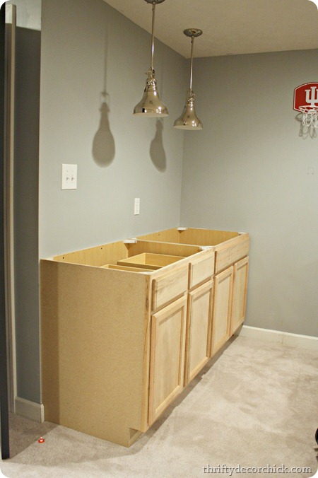 basement kitchenette