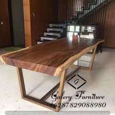 Arles Trade furniture suarwood table-Dining tableRestaurant -Cafe -Office table-Work table-Meeting table-FurnitureFloor table Selling suar furniture dining table custom size150 x 70 x 10 Cm  IDR  5225000  wood material Suar furniture products Suar arles furniture manufactures suarwood furniture house large solid dining table intact without connecting to natural edge furniture products made from trembesi wood, Meh wood, mongkeywood, suarwood indonesia furniture suar Arles furniture suar indonesia suar furniture produces suar furniture with a choice of shapes and colors that can be customized to order, arles furniture suar indonesia furniture suarwood natural large solid wood legged or metal with suar furniture colors that match the needs of your home decoration furniture products, contact us http://wa.me/6287829088980 to purchase suar furniture sets or make furniture products according to the order model, Arles furniture suar provides furniture suar  products custom build order
