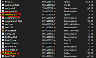 Rename file IDMGrHlp.exe idmbroker.exe