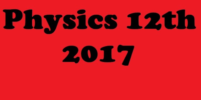 Physics class 12th 