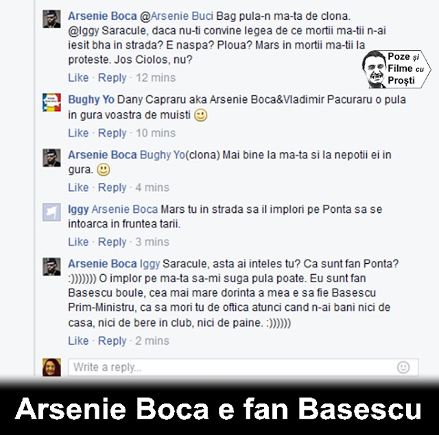Arsenie Boca pe facebook e fan Basescu