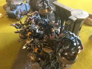 40k SW vs GSC Genestealers swarm Long Fangs