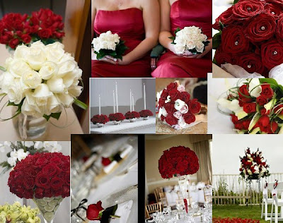 A few of our brides this year are having a red and white theme for their 