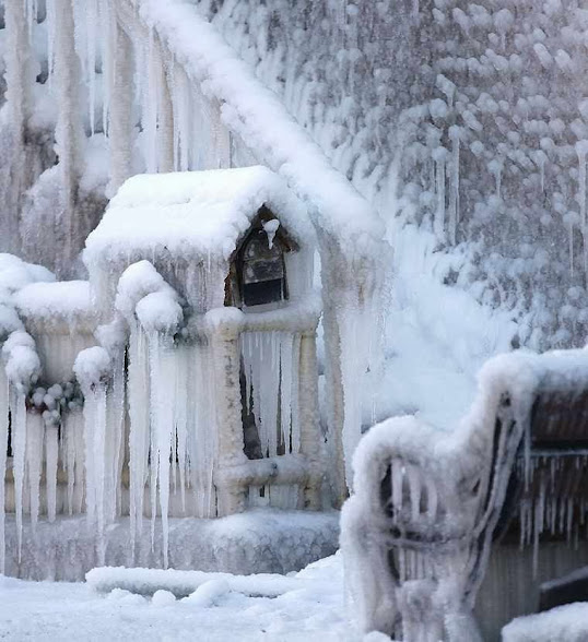 Vórtice polar atinge Plattsmouth, Nebraska