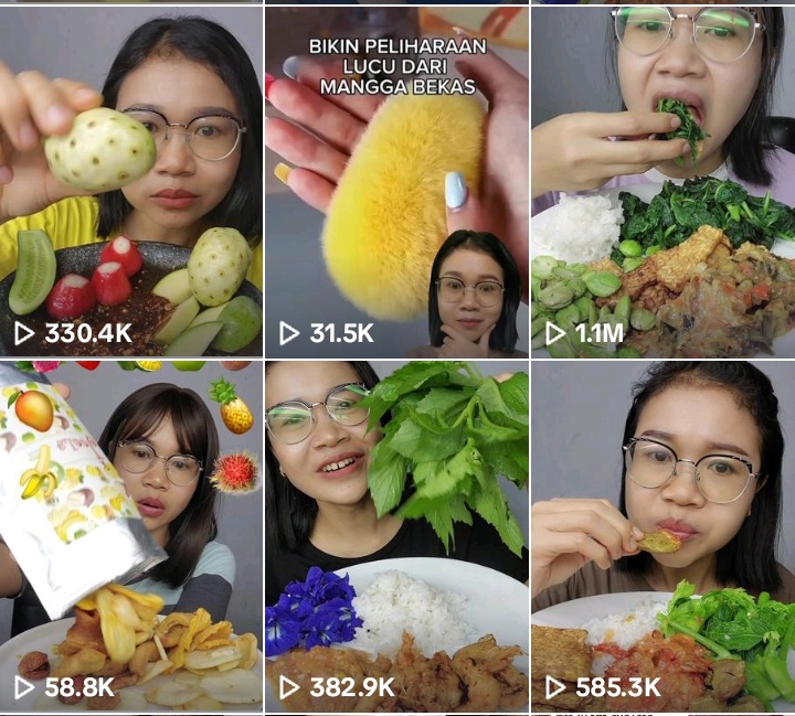 Ayuna's Life mukbang bunga telang