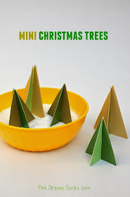 make mini christmas trees- easy DIY